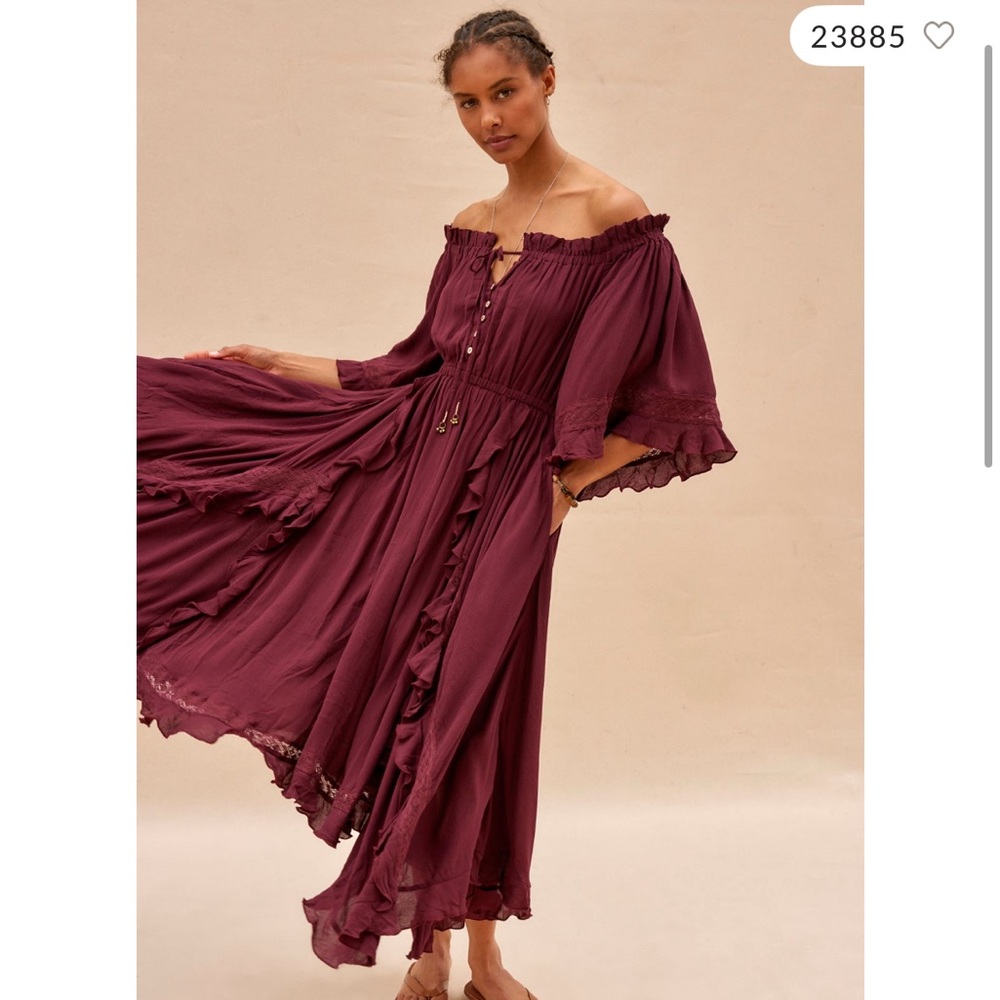 Free people beach bless maxi dress